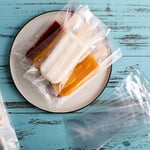 Transparent Plastic Frozen Popsicle Storage Refrigerator Ice Cream Bags Fridge