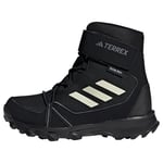 adidas Terrex Snow Hook-and-Loop Cold.RDY Winter Shoes Sneaker, Core Black/Chalk White/Grey Four, 4.5 UK Child