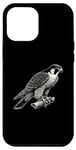iPhone 12 Pro Max Peregrine Falcon Bird Graphic Artwork Design Case