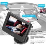 Baby Car Mirror Back Car Camera Clear Image 12-24V Night 4.3in TFT Screen High