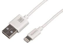 CANYON - White USB to Lightning Connector Lead - 1m