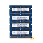 4PCS Nanya 4GB 2RX8 PC3-12800S DDR3 1600Mhz 204Pin SODIMM Laptop Memory RAM #D22
