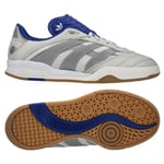 adidas Originals Predator Mundial IN - Grå/Silver/Royal Blå - Inomhus (IC), storlek 36