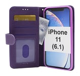 Zipper Standcase Wallet iPhone 11 (6.1) (Lila)
