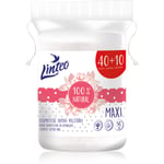 Linteo Natural Cotton Pads Makeupfjerner pads Maxi 40 + 10ks 50 stk.