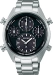 Seiko Watch Prospex Speedtimer Solar Chronograph Black on Black