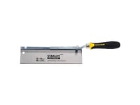 Stanley 0-15-252, Ryggsåg, Trä, Svart, Gul, 25 Cm, 55 Mm