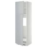 METOD Högskåp för kylskåp med 2 dörrar 60x60x200 cm