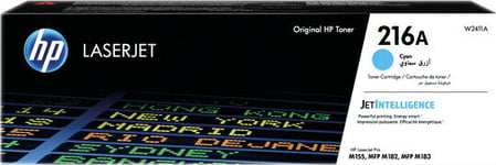 Hp 216a Laserjet Toner Cartridge Cyan W2411a