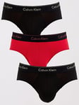 Calvin Klein 3 Pack Hip Brief - Multi, Multi, Size S, Men