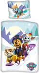 Paw Patrol sängkläder för barn 100x140 cm - Paw Patrol Sängkläder för barn - Snow - 2 i 1 - 100% bomull