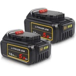 Pack Batterie Pour Outil San Fil - Dcb184 18V 5.0Ah Max Xr Remplacement Compatible Dewalt Dcs355N-Xj