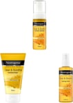 Neutrogena Clear & Soothe 3-Step Skincare Bundle Set | with Tumeric | for Spot-P