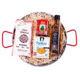 PAELLA GIFT SET: 28cm Paella Pan, EVOO, Bomba Rice, Spices Spanish HMPER