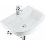 Grohe - Bau Ceramic - Set de lavabo et mitigeur de lavabo avec bonde, blanc alpin/chrome 39472000