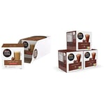 Nescafe Dolce Gusto Café Au Lait Decaffeinated Coffee Pods (Pack of 3, Total 48 Capsules) & Nescafé Dolce Gusto Chococino Coffee Pods (Pack of 3, 48 Capsules)