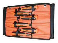 Bahco 424P-S6-ROLL Set de ciseaux à bois Argent/Orange/Noir