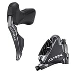 Shimano GRX ST-RX815 GRX Di2 2-speed STI bled with BR-RX810 calliper, left rear