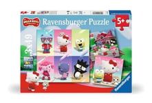 Ravensburger - Puzzle pour enfants - 3x49 pièces - Hello Kitty - Dès 5 ans - Puzzle de qualité supérieure - 3 posters inclus - Aventure - 12001035