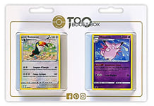Mélodelfe 64/185 & Bazoucan 145/185 - Tooboost X Epée & Bouclier 4 Voltage Éclatant - Coffret de 10 Cartes Pokémon Françaises