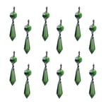 12 Pcs Crystals Hanging Drops  Crystal Drop Beads Chandelier Prisms