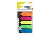 Indexflikar Stick'N PP 5 st neonfärger 45x12mm 5x25 st/pack - (125 st)