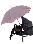 New  Pink Laced Umbrella Parasol  for Hauck pushchair buggy pram