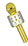 Karaoke Mikrofon med Högtalare och Bluetooth -  Guld (Färg: Guld)