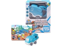 Mini Auto Z Puzzlami Koparka Edu&Fun