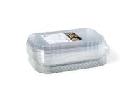 Aluminiumbricka Ready2cook 1442 Ml 265X162x47 Mm Med Apet Plastlock 10 Set Sampak,10 Stk/Ps - (10 St.)