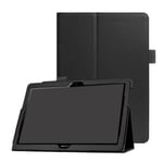 Huawei MediaPad T3 10 Enfärgat fodral i läder - Svart Svart