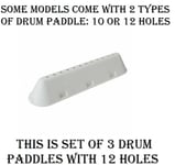 Indesit IWD71451 IWDC6105 IWDC6125 IWDC6143 IWDD6105 IWDD7123 (3 Drum Paddles)  