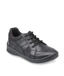 Start-Rite Boys Yo Yo Black Leather Lace Up School Shoes - Size L1 Standard fit