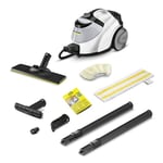 Kärcher SC 5 EasyFix Steam Cleaner with hot water connection, steam pressure: 4.2 bar, heating time: 3 min, area: approx. 150 m², tank: 0.5 l + 1.5 l, incl. floor cleaning set EasyFix and nozzles