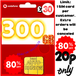 New Vodafone Sim Card Pay As You Go. 300GB £30 DATA Unlimited Calls&text UK PAYG