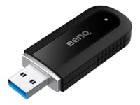 Benq Wd02at - Nätverksadapter - Usb 2.0 - 802.11Ax, Bluetooth 5.2 - Svart