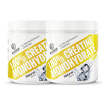 2 X Swedish Supplements Creatine Monohydrate 250 G
