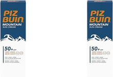 Piz Buin Mountain Face Suncream SPF 50+, 50Ml (Pack of 2)