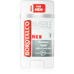 Borotalco MEN Invisible Ingen hvide eller gule pletter roll-on deodorant til mænd dufte Musk Scent 40 ml