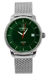 Zeppelin LZ120 Bodensee Stainless Steel Green Dial Automatic 8160M4 Men's Watch