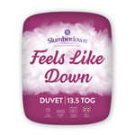 Slumberdown Feels Like Down 13.5 Tog Winter Double Bed Duvet