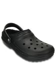 Crocs Classic Lined Clog, Black, Size 11, Men