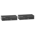 Black box BLACK BOX KVX SERIES KVM EXTENDER OVER CATX – 4K, DUAL-HEAD, HDMI/DISPLAYPORT, USB 2.0, SERIAL, AUDIO, LOCAL VIDEO (KVXLCHDP-200)