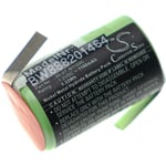 vhbw Batterie compatible avec Panasonic ER201, ER398 rasoir tondeuse électrique (1100mAh, 1,2V, NiMH)