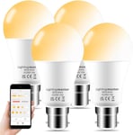 Lighting Master Alexa Light Bulbs 120W Equivalent, Bluetooth Smart Bulb Warm Whi
