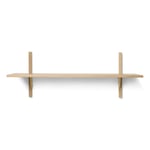 Ferm Living Sector hylla single wide Ek-mässing