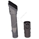 Slim Combination Dusting Brush and Crevice Tool Assembly for Dyson DC27