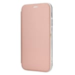 Scratch Resistant Genuine Leather Case Solid Color Plain PU + TPU Mirror Leather Case, All buttons and ports are accessible, for IPhone 11 Pro Max (Color : Rose gold)