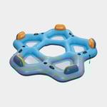 Bestway Badflotte Hydro Force Day Drifter, 2.79 x 2.69 meter, blå/orange + lagningslapp