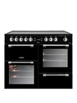 Leisure Ck100C210K 100Cm Wide Cookmaster Electric Range Cooker With Ceramic Hob - Black - Cooker Only